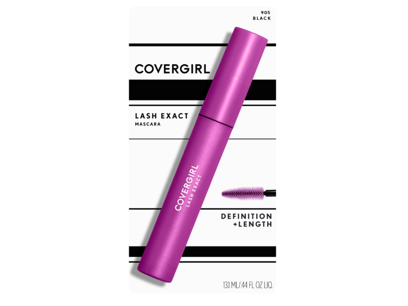 CoverGirl LashExact Definition + Length Mascara, 905 Black, 0.13 fl oz/4 mL