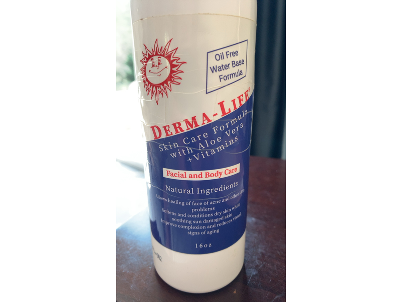 Derma Life Facial & Body Care, Aloe Vera + Vitamins, 16 oz