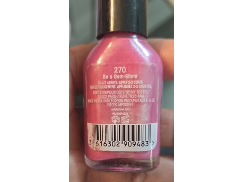 Sally Hansen Hard As Nails Color, 270 Be A Gem Stone, 0.45 fl oz/13.3 mL