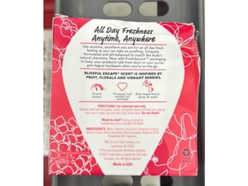 Summer's Eve Daily Refreshing Cloths, Blissful Escape, 12 Count