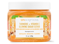 SpaScriptions Glowing Sugar Scrub, Turmeric + Vitamin C, 21 oz/600 g - thumbnail 1