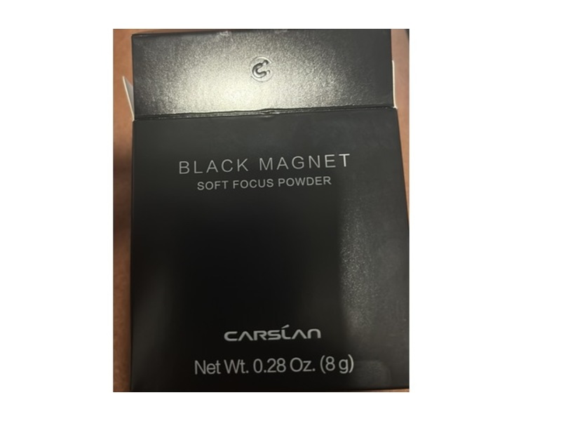 Carslan Black Magnet Soft Focus Pressed Powder, 03 Transparent (Sensitive Skin), 0.28 oz/8 g