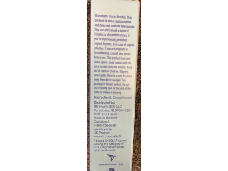 K-Y True Feel Silicone Lubricant, Deluxe, Silky, 1.5 fl oz/44 mL