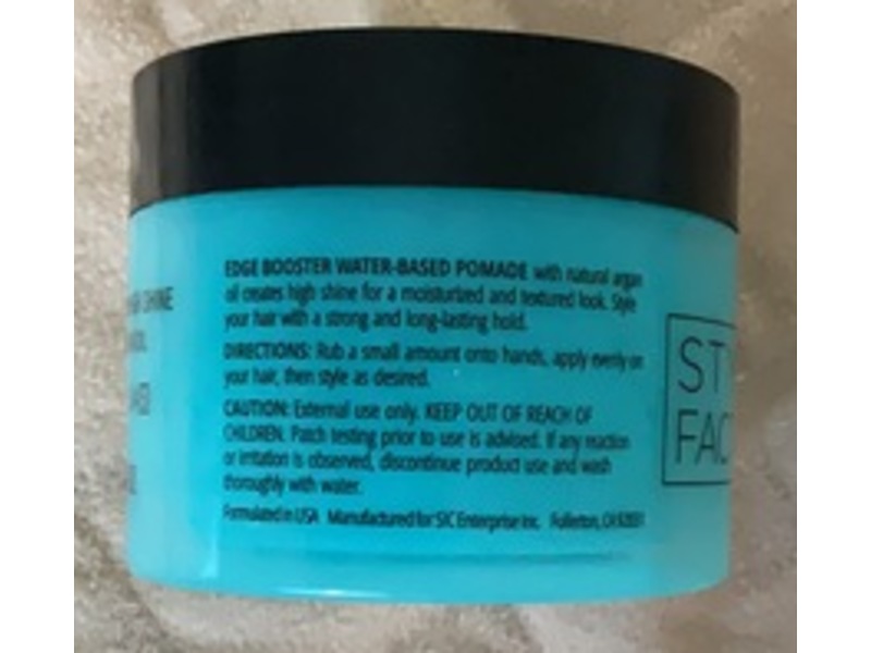 Edge Booster Water Based Pomade, Cucumber Lime, 3.38 fl oz/100 mL