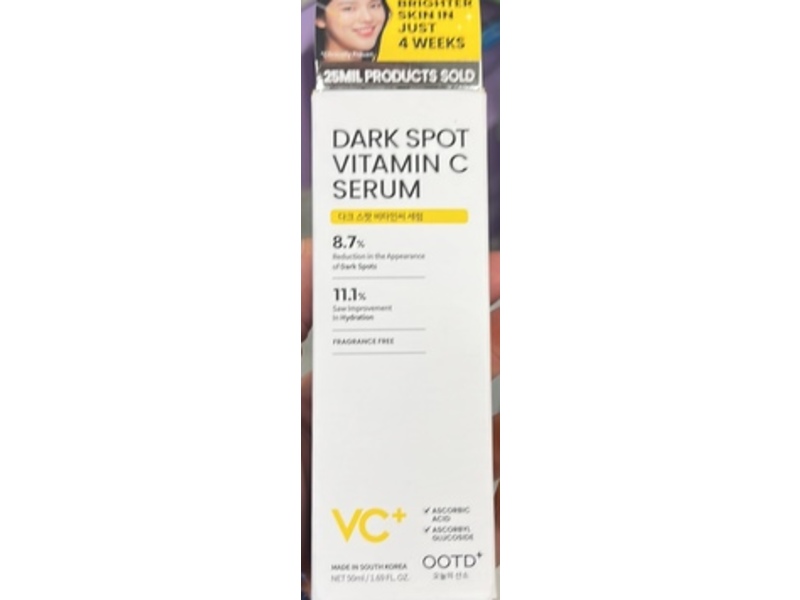 #OOTD Dark Spot Serum, Vitamin C, 1.69 fl oz/50 mL