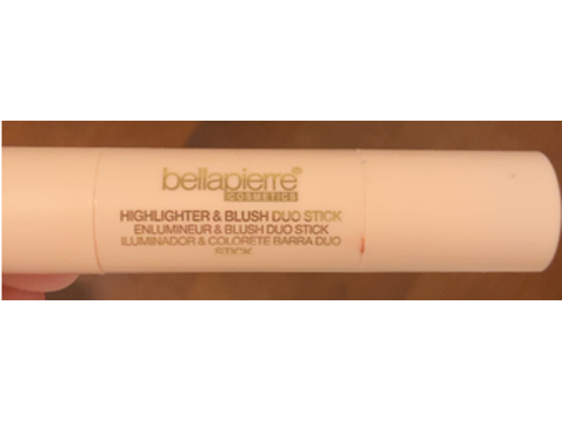 Bellapierre Cosmetics Highlighter & Blush Duo Stick, Rose+Nude, 13 g