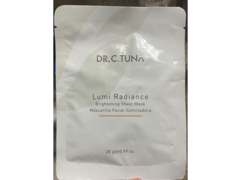 Dr. C. Tuna Lumi Radiance Brightening Facial Sheet Mask, 0.99 oz/28 g