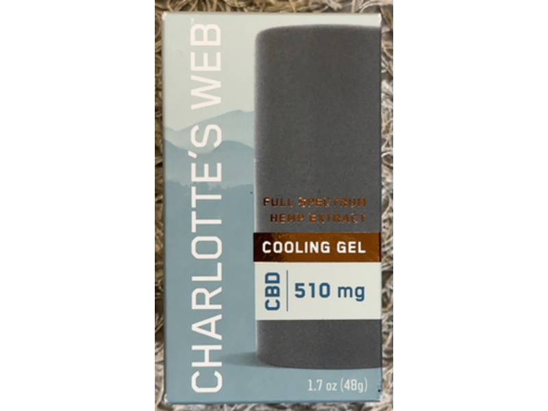 Charlotte's Web Full Spectrum Cooling Gel, Hemp Extract & CBD, 1.7 oz/48 g