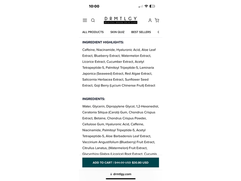 Drmtlgy Brightening Eye Mask, 30 Pairs