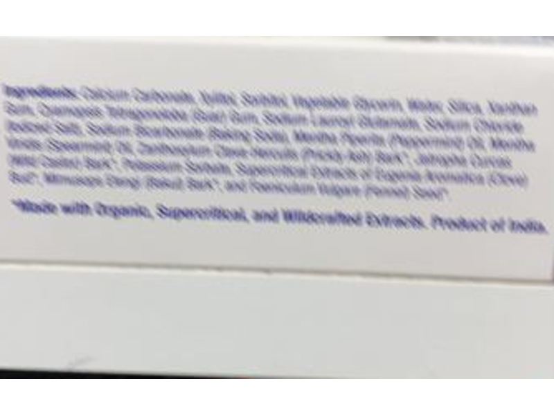 Heritage Store Ipsab Toothpaste, Fresh Mint, 4.23 oz/123 g