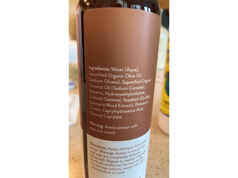 kin+kind Oatmeal Shampoo for Dogs & Cats, 12 fl oz/354 mL