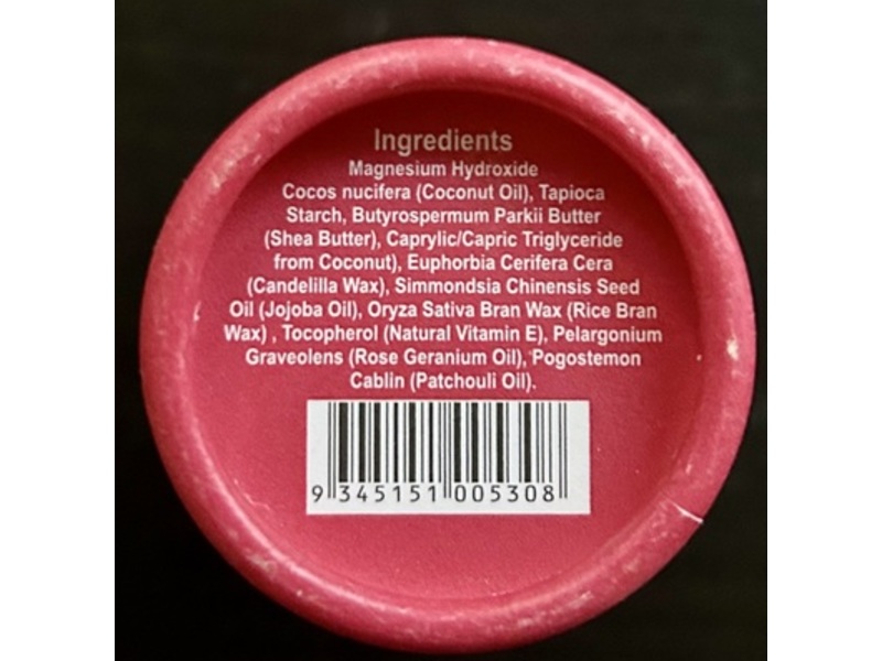 Viva La Body Natural Deodorant, Patchouli Rose, 80 g