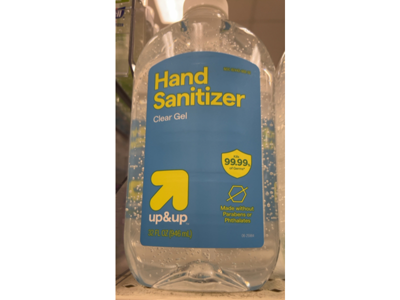 Up & Up Hand Sanitizer Clear Gel, 32 fl oz/946 mL