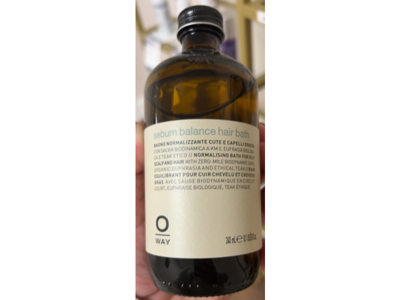 O Way Sebum Balance Hair Bath, 8.1 fl oz/240 mL