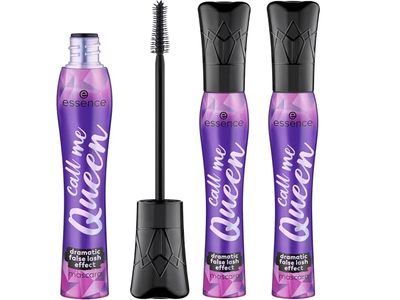 Essence Dramatic False Lash Effect Mascara, Call Me Queen, 0.39 Fl Oz, Pack Of 3