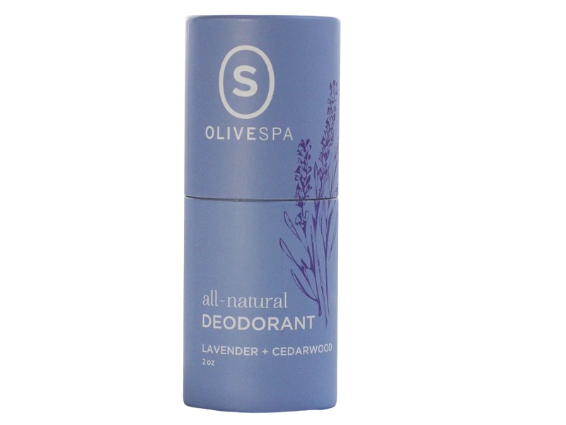 Olivespa All-Natural Deodorant, Lavender + Cedarwood, 2 oz