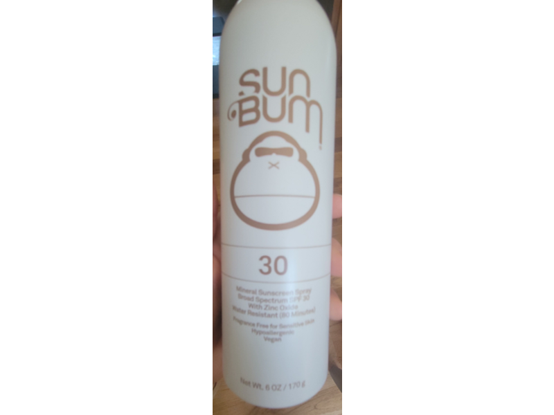 Sun Bum Mineral Sunscreen Spray, SPF 30, 6 oz /170 g