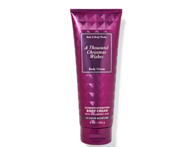 Bath & Body Works Ultimate Hydration Body Cream, A Thousand Christmas Wishes, 8 oz/226 g