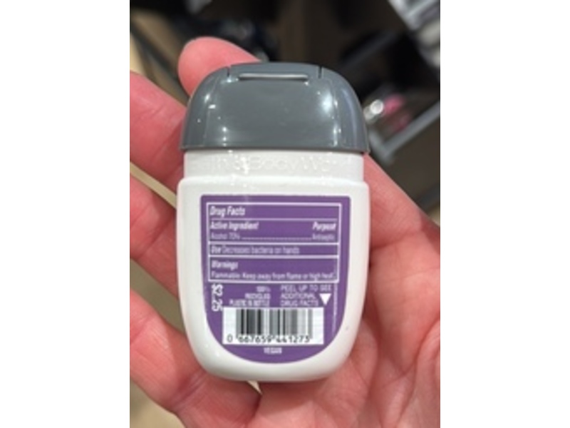 Bath & Body Works Moisturizing Hand Sanitizer, Lavender Bergamot, 1 fl oz/29 mL