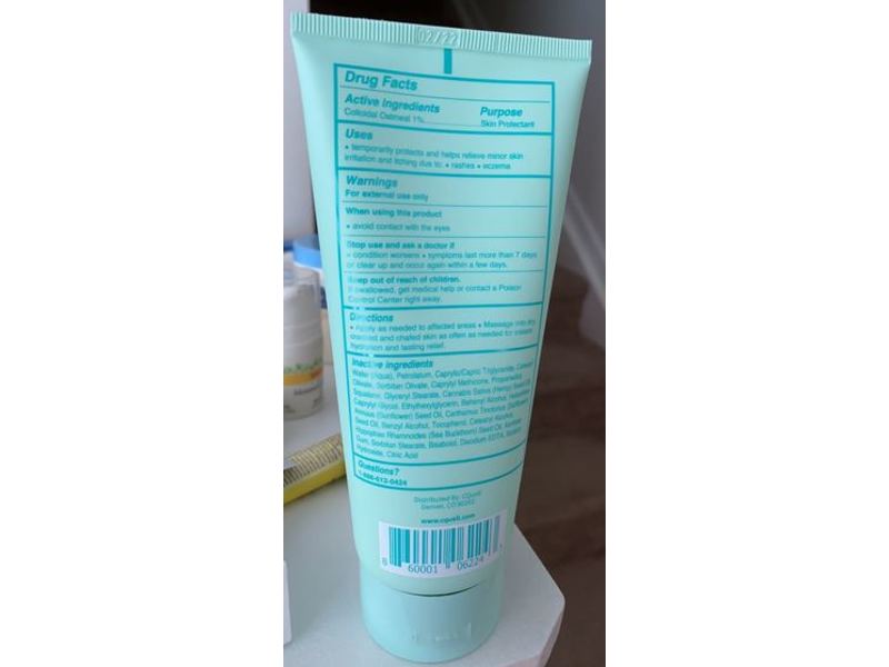 CQuell Eczema Relief Cream, Sensitive Skin, 6.8 fl oz