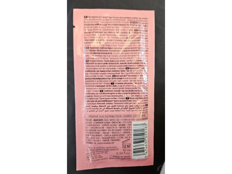 Kerastase Chroma Absolu Fondant Cica Chroma Strengthening Conditioner, 0.34 fl oz/10 mL