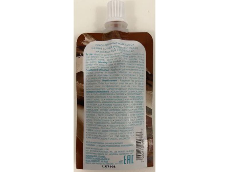 Moroccanoil Color Depositing Hair Mask, Cocoa, 1 fl oz/30 mL