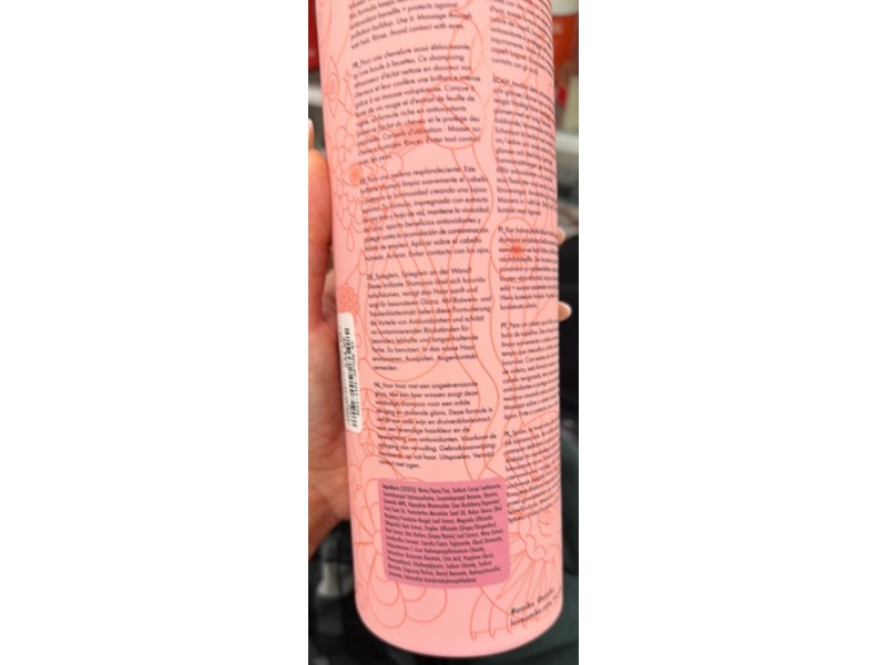 Amika High Shine+Protect Antioxidant Shampoo, Mirrorball, 33.8 fl oz/1 L