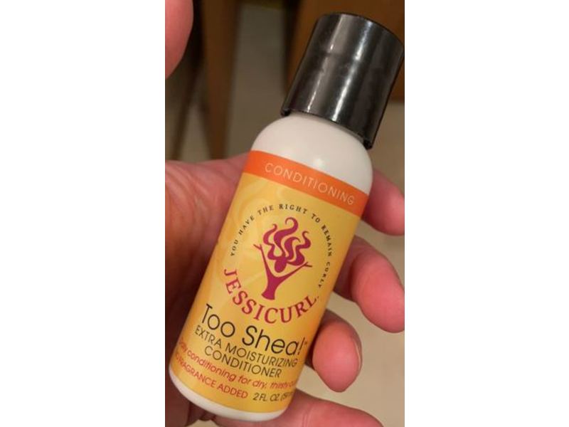 Jessicurl Too Shea! Extra Moisturizing Conditioner, No Fragrance, 2 fl oz/59 mL