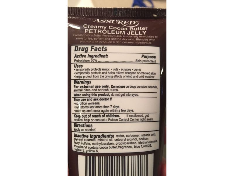 Assured Creamy Cocoa Butter Body Jelly 4 5 Oz Ingredients And Reviews