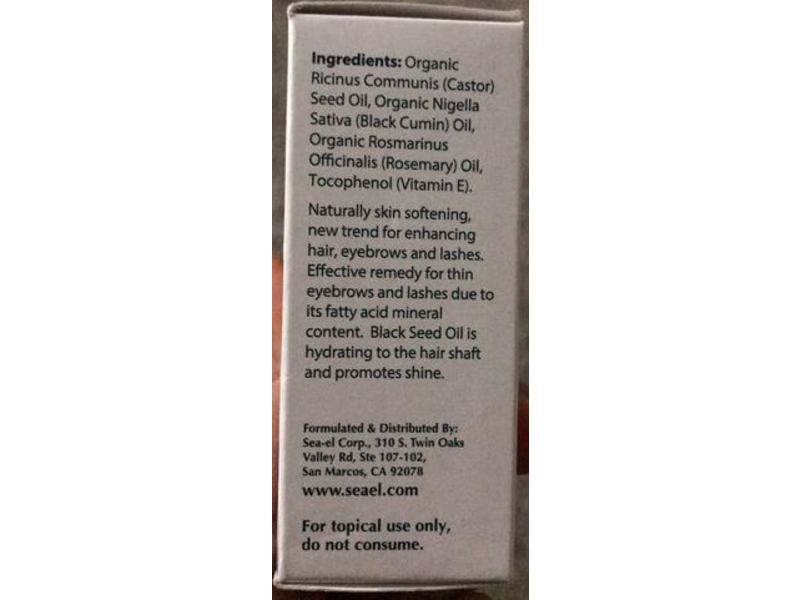 Sea-el Castor Lash & Brow, 1 oz / 30 ml