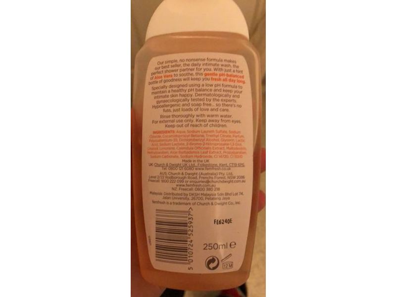 Femfresh Intimate Skin Care Daily Wash, 250 mL