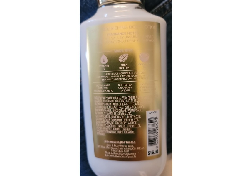 Bath & Body Works Brightest Bloom Daily Nourishing Body Lotion, Shea Butter + Coconut Oil, 8 fl oz/236 mL, Pack Of 2
