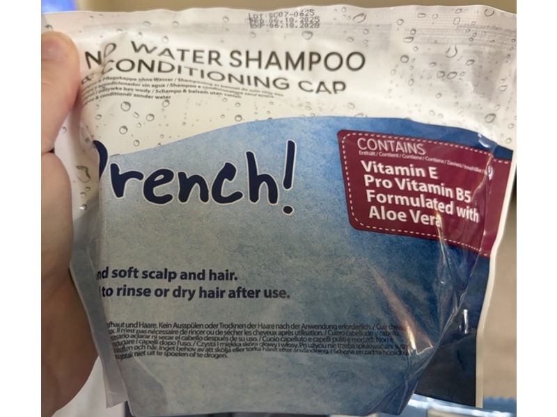 Drench! No Water Shampoo & Conditioning Cap, 6 Count