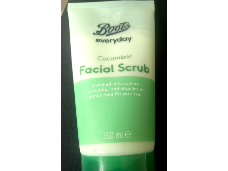 Boots Everyday Facial Scrub, Cucumber, 150 mL