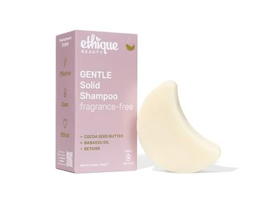 Ethique Gentle Solid Shampoo Bar, Cocoa Seed Butter + Babassu Oil & Betaine, 3.9 oz/110 g