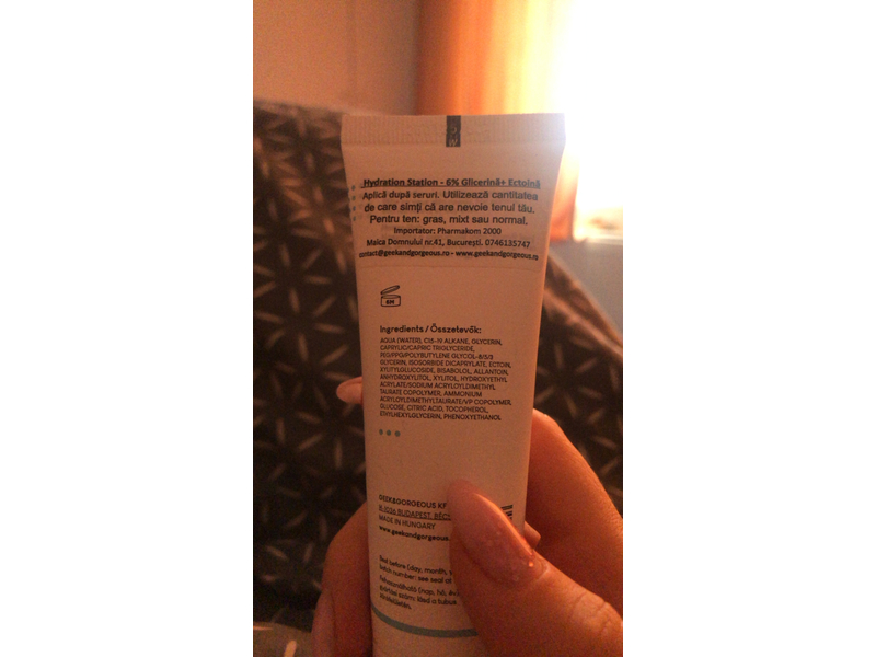 Geek & Gorgeous Hydration Station Gel Cream, 1.69 fl oz/5 mL