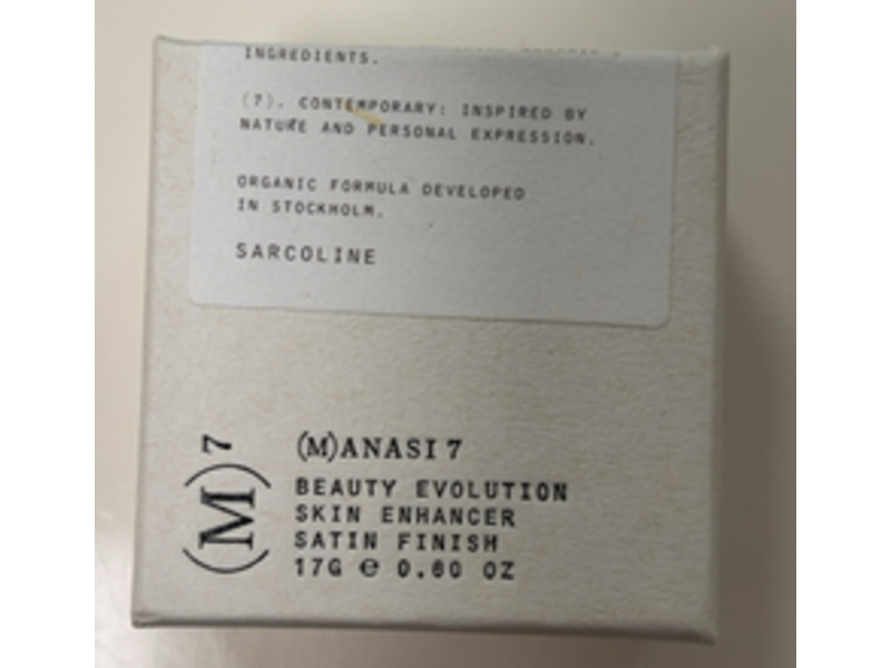 Manasi 7 Skin Enhancer, Sarcoline, 0.60 oz/17 g