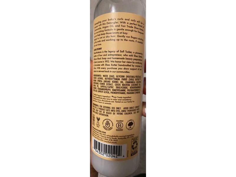 Shea Moisture Baby Detangler Curls & Coils, Raw Shea, Chamomile, Argan Oil, 8 fl oz/237 mL