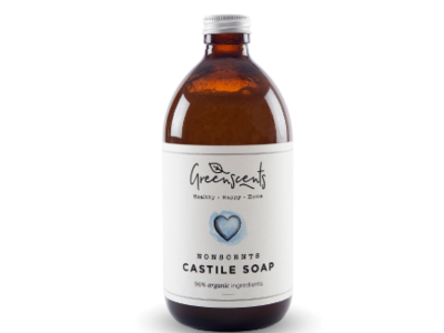 GreenScents Nonscents Castile Soap, 500 mL