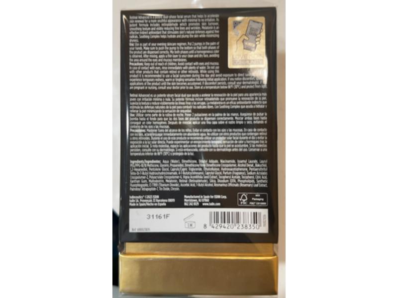 ISDIN Isdinceutics Retinal Advanced Facial Serum, Retinaldehyde, Melatonin 1.7 fl oz/50 mL