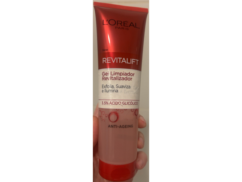 L'Oreal Paris Revitalift Resurfacing Gel Wash, 3.5% Glycolic Acid, 150 mL