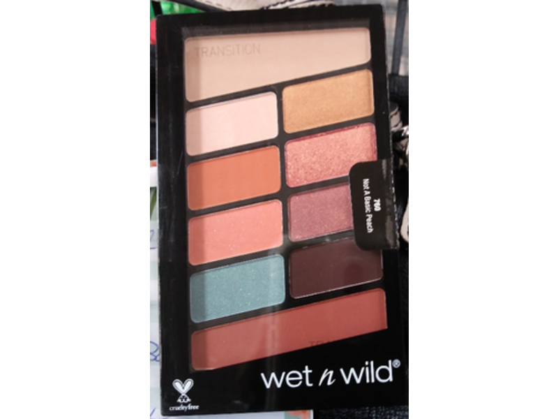 Wet N Wild Color Icon Eyeshadow Palette, 760 Not A Basic Peach, 0.35 oz/10 g
