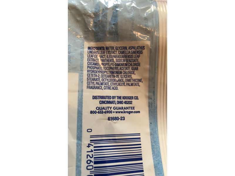 Kroger Makeup Removing & Cleansing Cloths, Refresh, 30 Counts