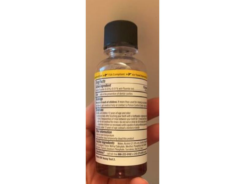 Listerine Total Care Anticavity Mouthwash, Fresh Mint, 3.2 fl oz