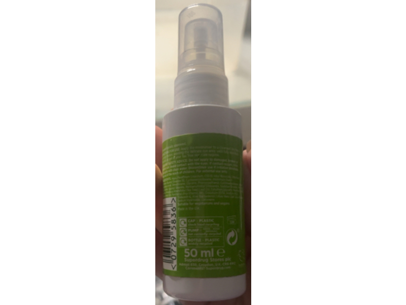 Superdrug Daily Facial Moisturiser, Tea Tree, 50 mL