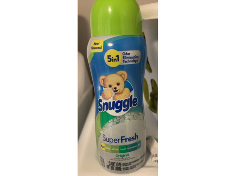 Snuggle 5 In 1 Super Fresh In Wash Scent Booster Laundry Beads, SuperFresh Original, 19 fl oz/538 g