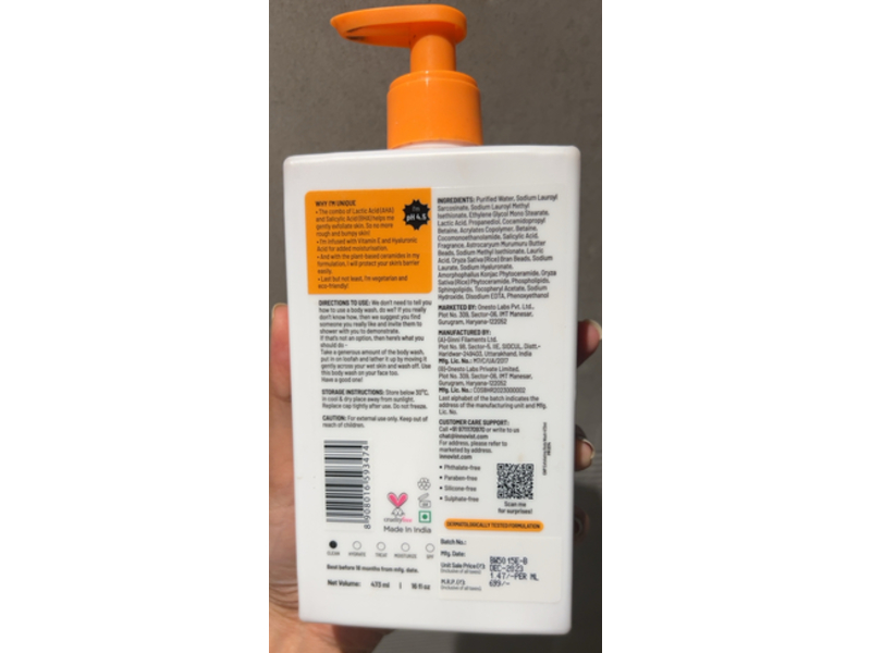 Chemist At Play Daily Exfoliating Body Wash, 16 fl oz/473 mL