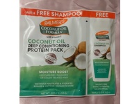 Palmers Moisture Boost Deep Conditioning Protein Pack + Shampoo, Coconut Oil, 2.1 oz/60 g, 0.5 fl oz/15 mL - Image 2