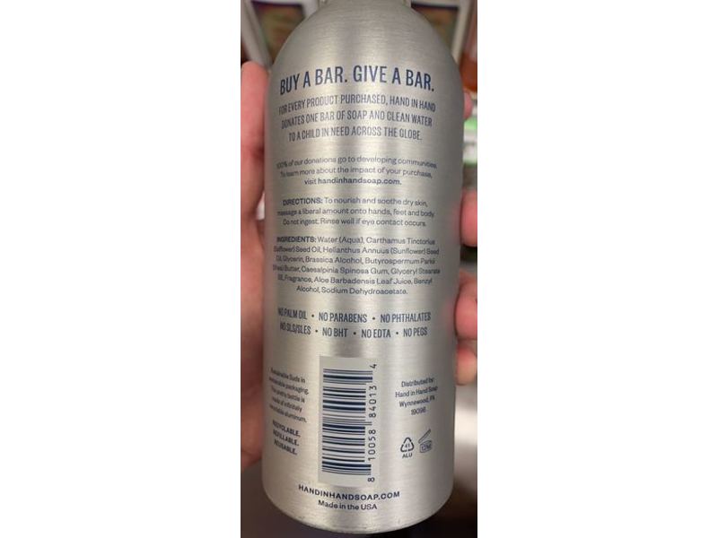 Hand In Hand Body Lotion, Cactus Blossom, 10 fl oz/296 mL