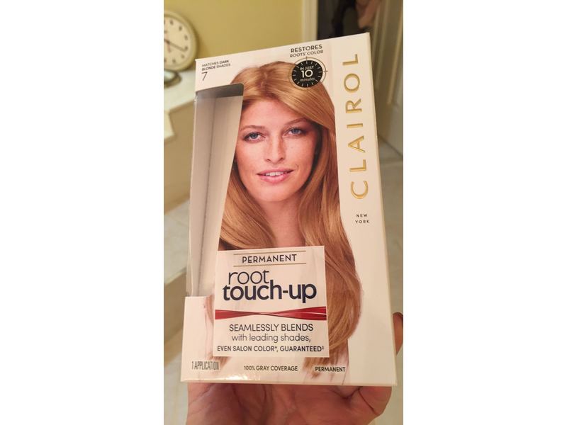 Clairol Permanent Root Touch-Up, 7 Dark Blonde, 1 Application